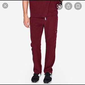 Figs burgundy pants